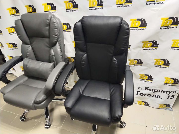 Новое офисное кресло с подушкой,мод.404, 4 цвета