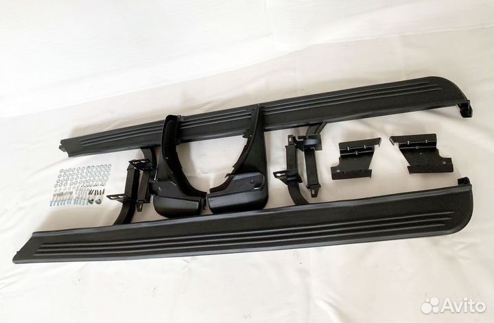 Пороги с брызговиками Land Rover Range Rover Ровер