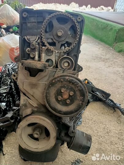 Двигатель на hyundai accent 1.5 разбор