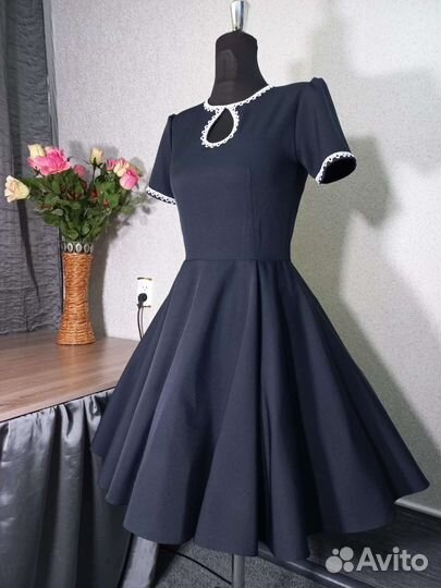 Школьный комплект форма фартук и подъюбник