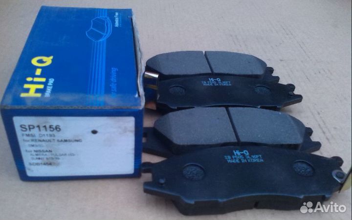 Тормозные колодки на Ниссан Альмера classic