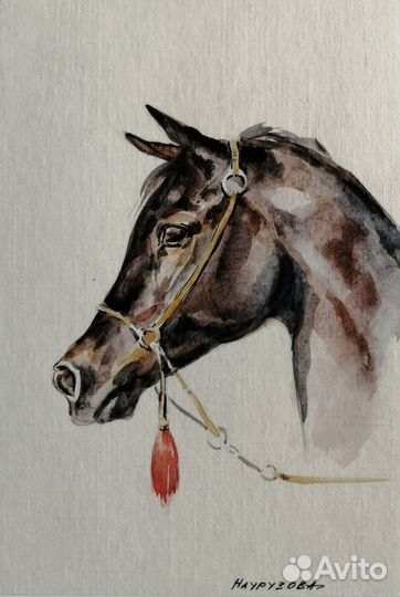 Рисунок акварель