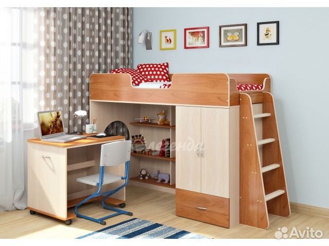 Кровать чердак