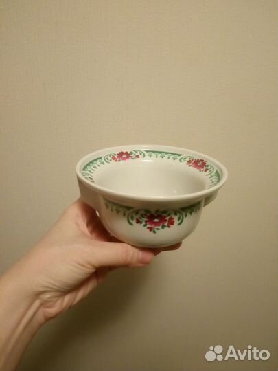 Сахарница конфетница фарфор деколь