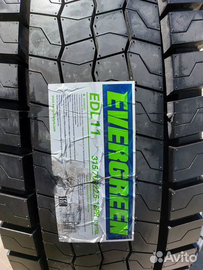 Шины Evergreen EDL11 315/70 R22,5, artp: 574