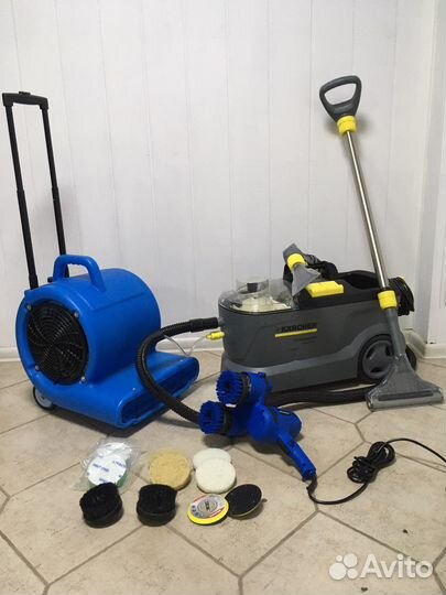 Моющий пылесос; Фен для мебели;Орбитальная машинка