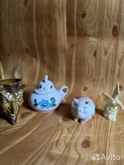 Фарфоровые статуэтки СССР поильник