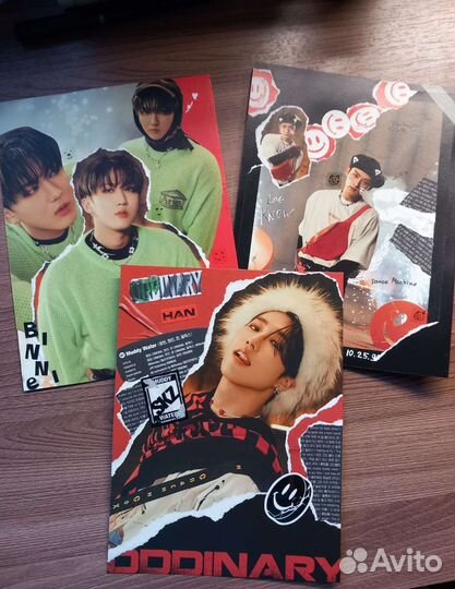 Коллажи разделители для биндера Stray Kids