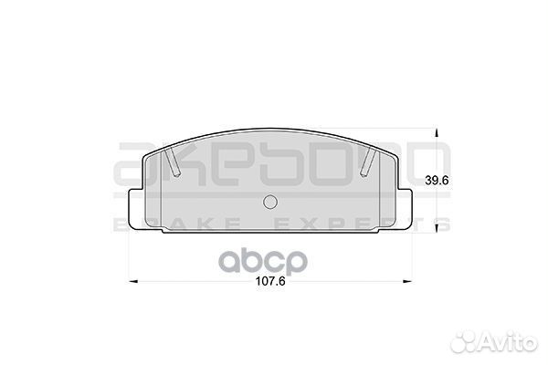 Колодки тормозные дисковые задние mazda 6 седан