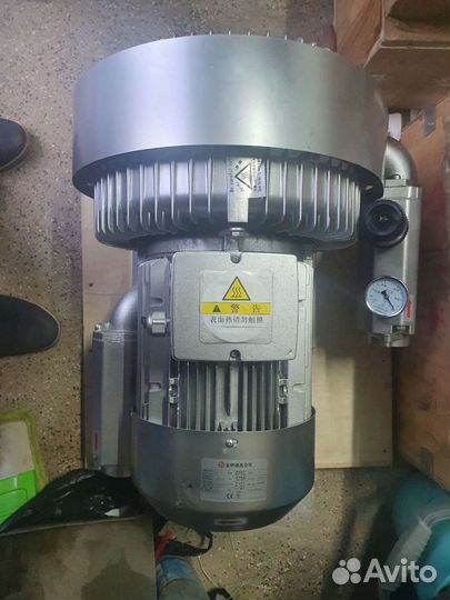 Вихревой вакуумный насос 7.5кВт. Воздуходувка 320