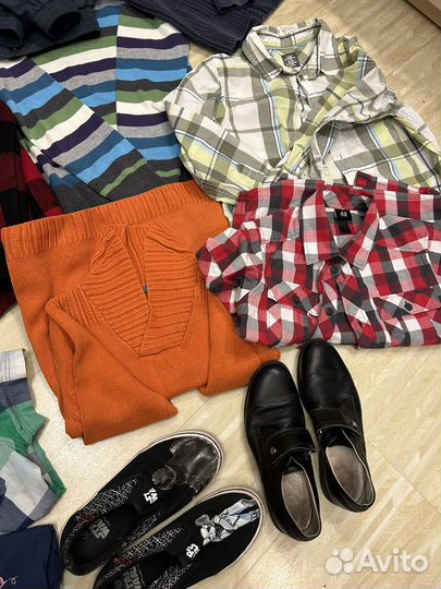 Вещи пакетом на мальчика рост 128