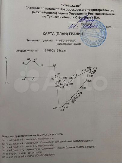 Участок 18,4 га (СНТ, ДНП)