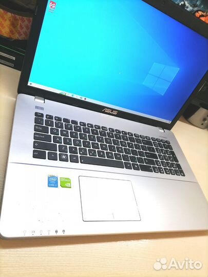 Asus 17.3/i7 4700HQ/16 Gb/GT 840M/SSD