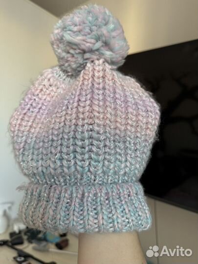 Шапка женская с люрексом