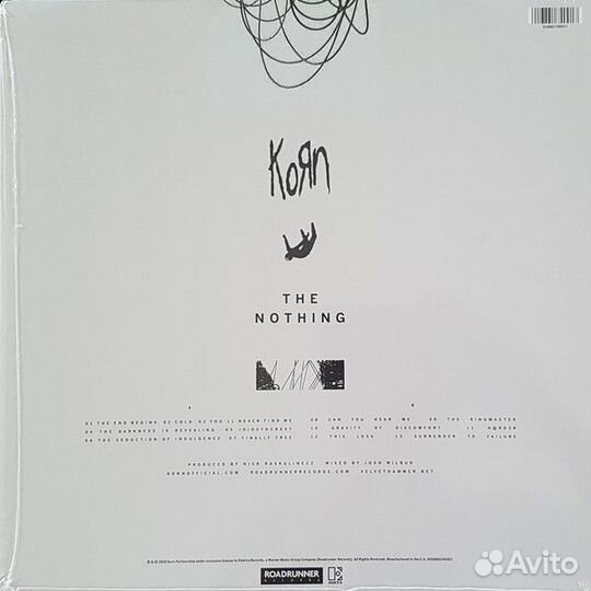 Виниловая пластинка Korn, The Nothing (White Vinyl