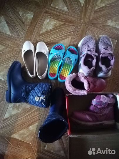 Обувь на девочку, зима, весна, лето