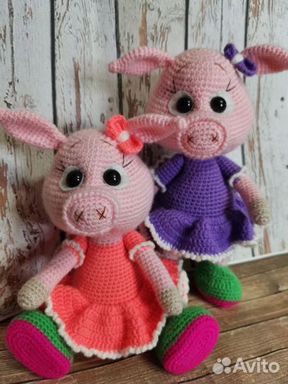 Вязаные игрушки ручной работы