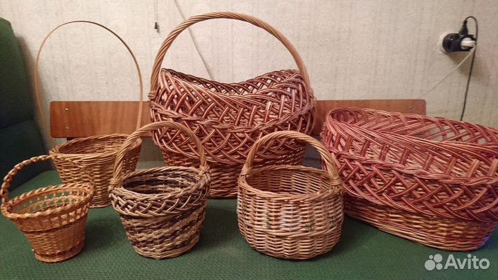 Большие корзины и маленькие корзиночки