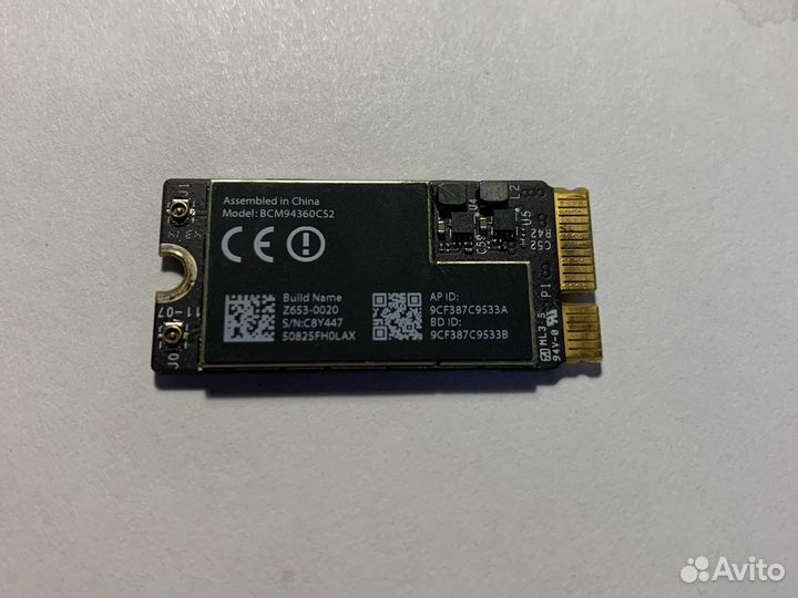 Адаптер WiFi Apple Z653-0020 от A1466