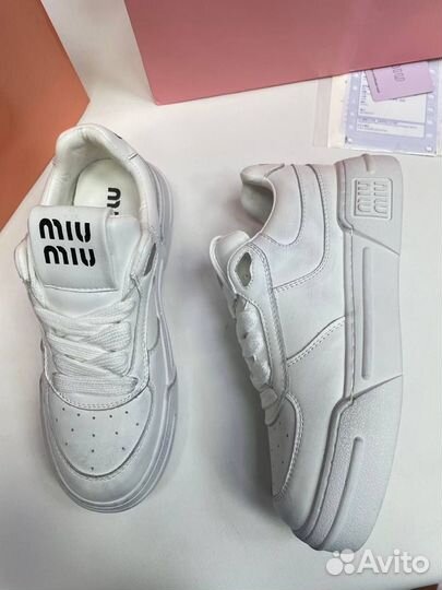 Кроссовки кеды miu miu