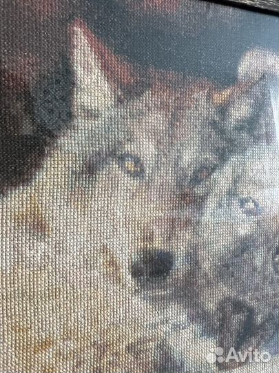 Вышитая крестиком картина 