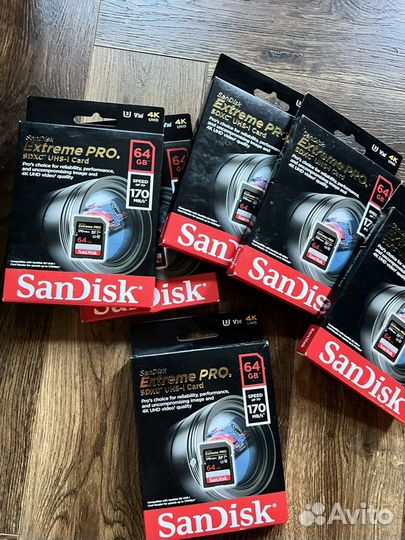 Sandisk extreme pro 64gb sdxc карта памяти