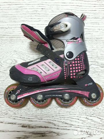 Роликовые коньки детские 27-30