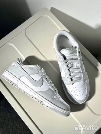 Кроссовки Nike Dunk Low Grey Fog новые