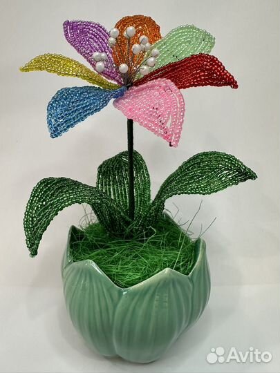 Цветик-семицветик из бисера