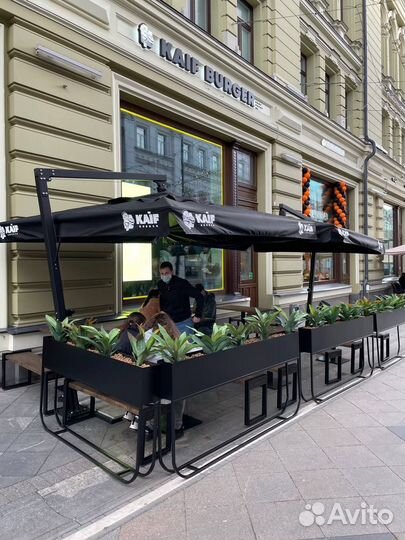 Зонты для кафе.Зонты боковые. Зонты уличные