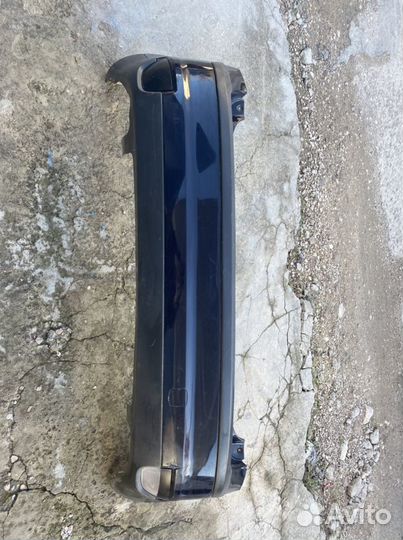 Задний бампер ford focus 2 дорестайлинг синий