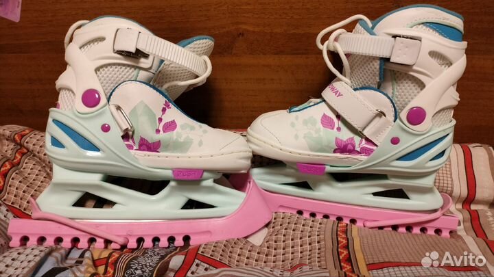 Коньки детские раздвижные 26-31
