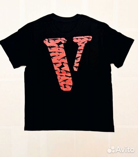 Футболка Vlone kisses black T