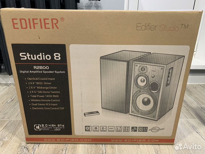 Колонки 2.0 Edifier R2800 studio 8 (новые)