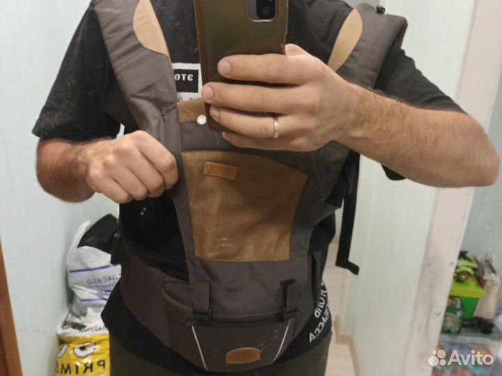 Эргорюкзак хипсит со спинкой