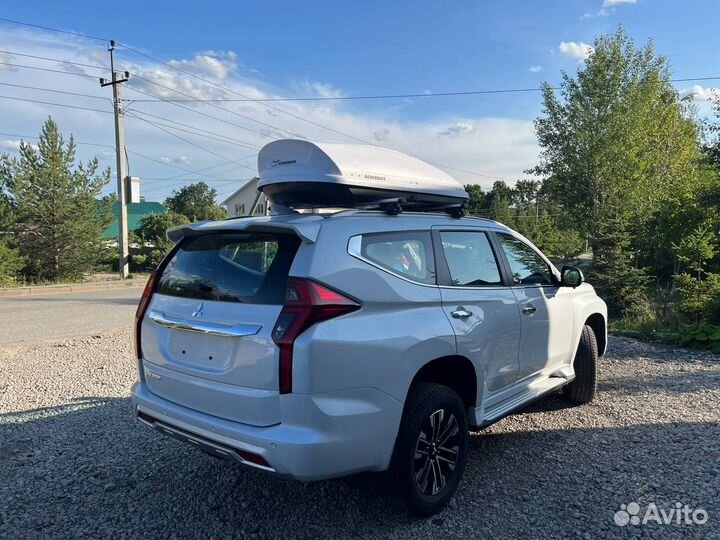 Бокс Aerobox 470л белый Митсубиси Паджеро Спорт