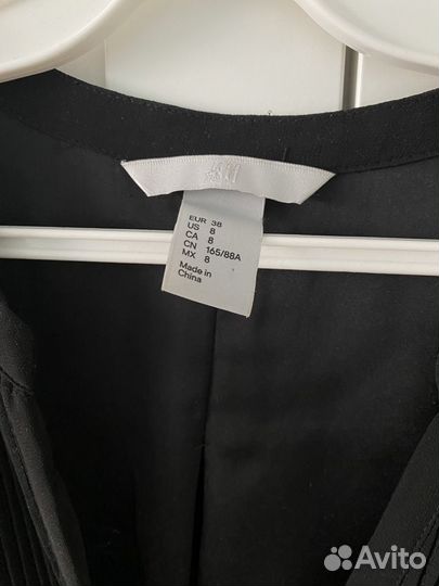 Платье женское H&M, 42 р, летнее, черное