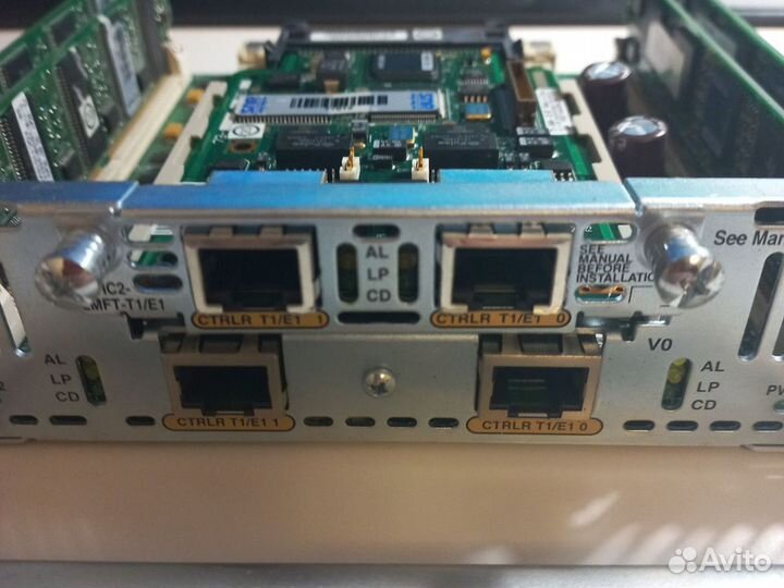 Модуль Cisco NM-HDV2-T1/E1 на 4 потока E1