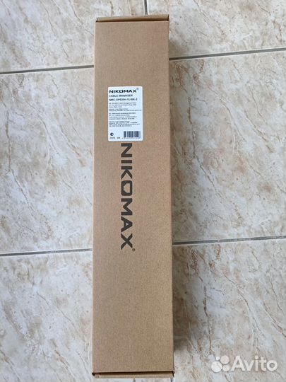 Кабельный органайзер Nikomax NMC-OP530H-1U-BK-2