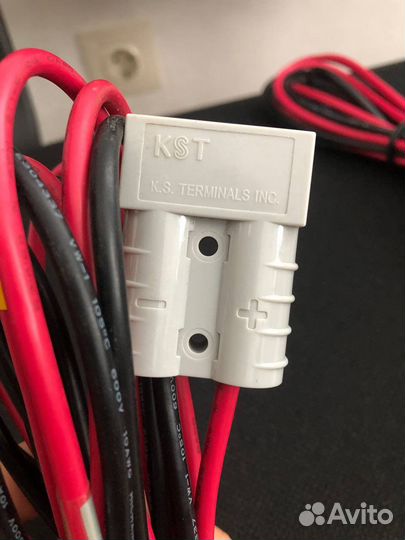 Батарейный кабель TD50A 2x6 к акб длина 3 м