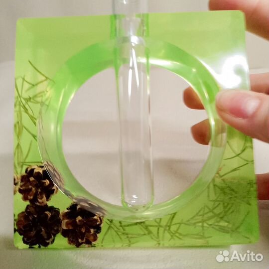 Декоративная ваза из эпоксидной смолы