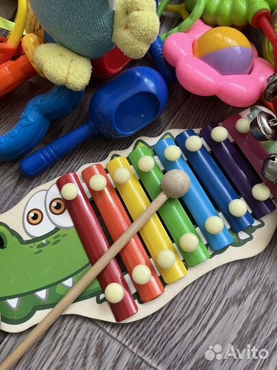 Развивающие, мягкие игрушки пакетом