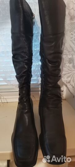 Сапоги демисезонные натуральная кожа