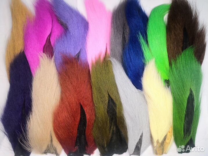 Хвосты, мех. Нахлыст