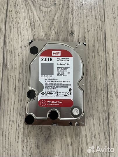 Жесткий диск HDD 2tb WD Red