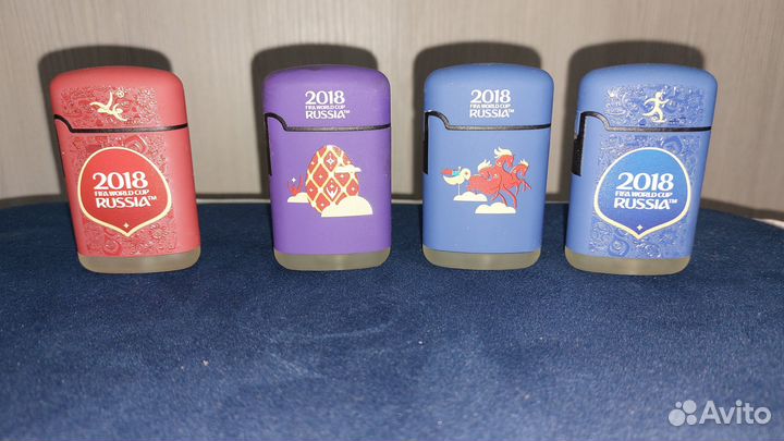 Зажигалки с турбо пламенем FIFA 2018 (опт)
