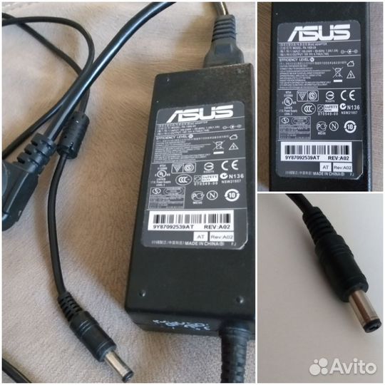 Блок питания asus и buro для ноутбука