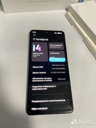 Xiaomi Redmi Note 10 Pro, 8/256 ГБ