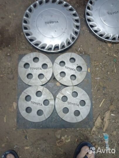 Колпаки toyota, оригинал стальные