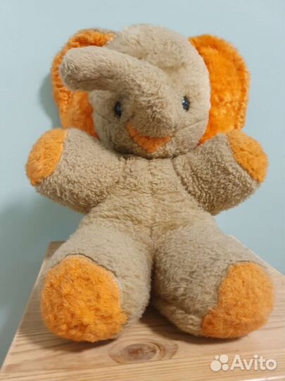 Слон игрушка мягкая СССР винтаж